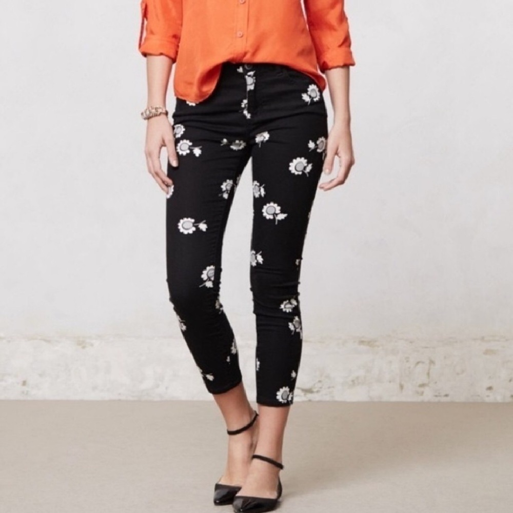 Pilcro & the letter press Daisy Printed Jeans 28
